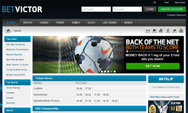 find the many markets at betvictor review